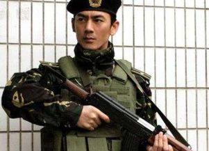 明星网红保安图片,明星气质守护安全防线