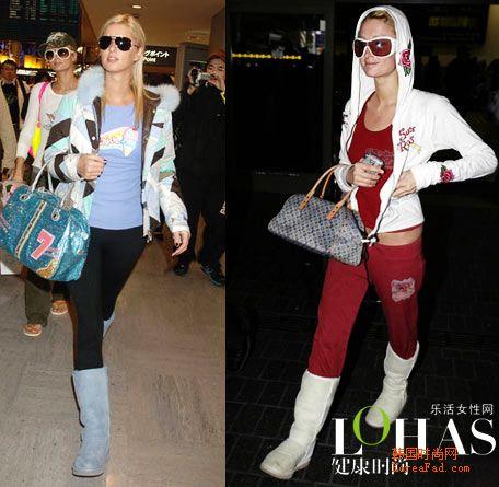 明星网红雪地靴图片,明星网红雪地靴潮流解析