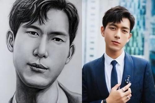 明星网红绘画作品,明星画作背后的艺术魅力