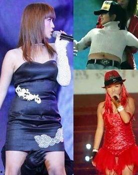 明星网红体型对比图片